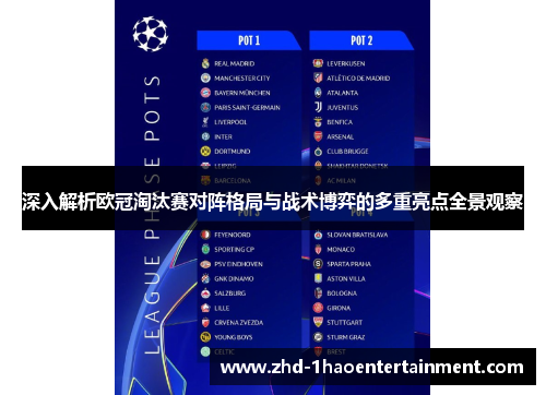 深入解析欧冠淘汰赛对阵格局与战术博弈的多重亮点全景观察